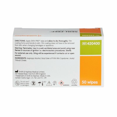 Smith & Nephew Skin-Prep Protective Gauze Wipes Sterile 420400 Case of 1000