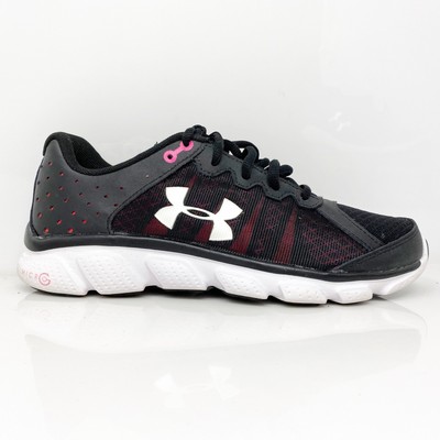 

Under Armour Womens Micro G Assert 6 1266252-001 Черные кроссовки для бега 8, Черный, Micro G Assert 6