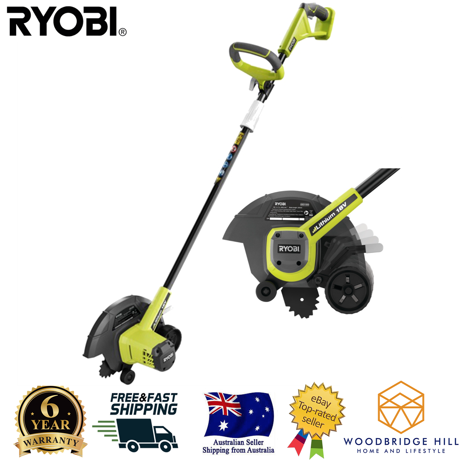 ryobi 18v cordless edger