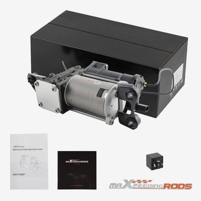Air Ride Suspension Compressor Pump For BMW 5 Series E61 520d 525d W/ Relay