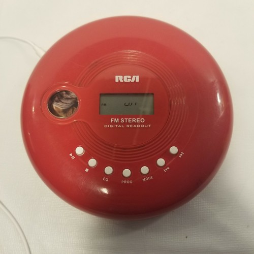 RCA RP2910B Portable CD Player with FM Radio Red
