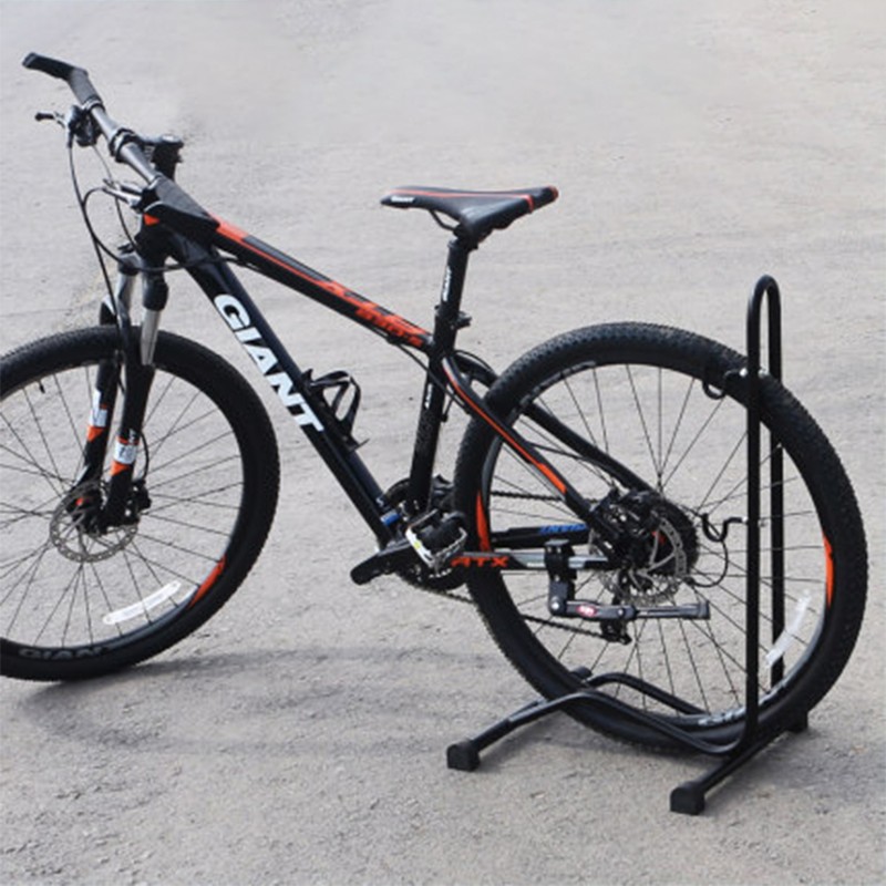 Mountain Bike Stand L Shape Floor Bike Stand Holder Rack ParkingBike Stable Disp