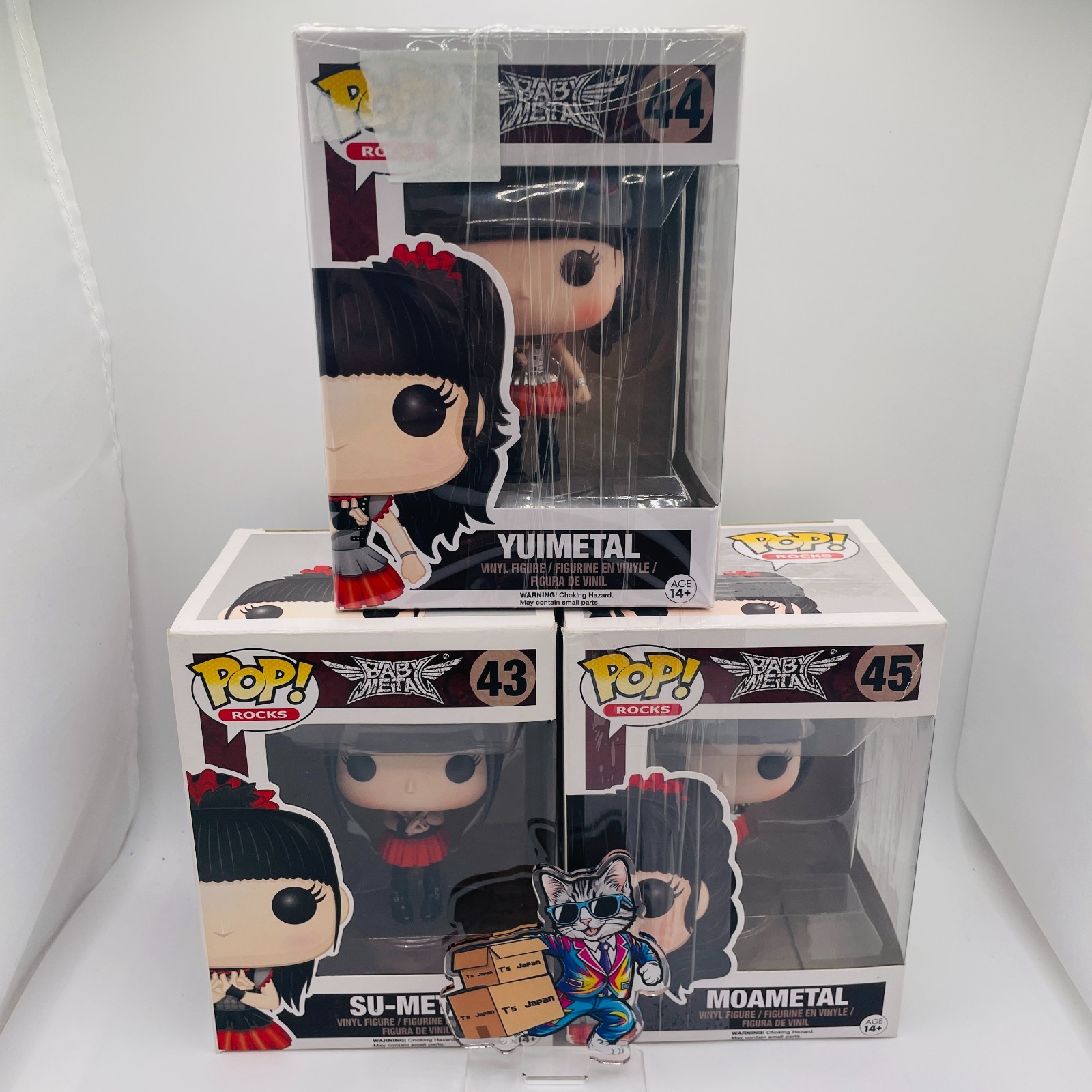 BabyMetal Funko Pop Rocks RARE Su-Metal, Yuimetal & Moametal