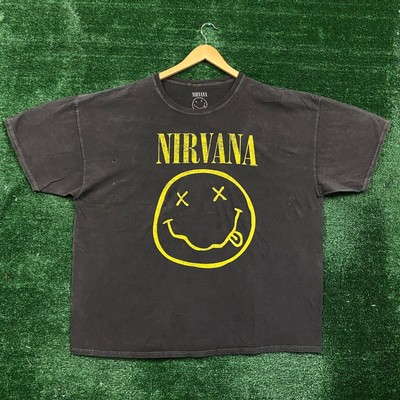 Nirvana Nevermind Distressed Grunge Band T-Shirt Size O/S