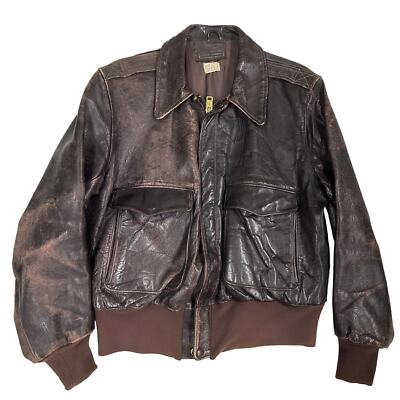 ジャケット・アウター Vtg TENDERROIN horse leather combi coat