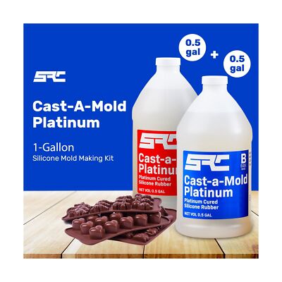 Specialty Resin & Chemical Cast-A-Mold Platinum (1-Gallon Kit) | Silicone Mol...