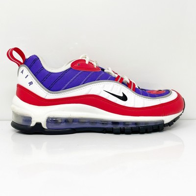 

Nike Womens Air Max 98 AH6799-501 Фиолетовые повседневные кроссовки Размер 6,5, Синий, Air Max 98