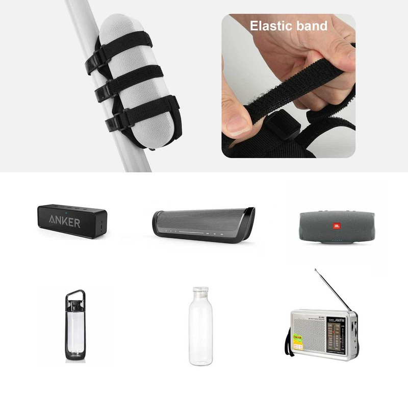 Bicycle Wireless Speaker Mount Holder Strap Adjustable Water Bottle Holder Strap