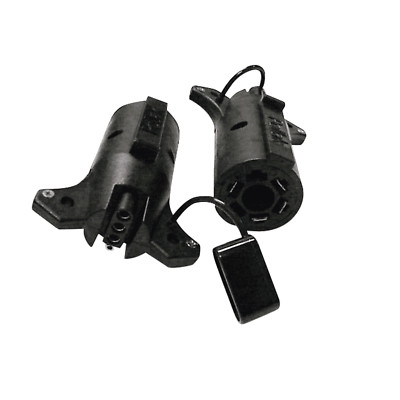 Pollak 12-716EP 7-Way Blade to 4-Way Flat RV Trailer Connector Adapter