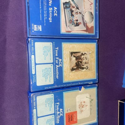 ACE CASSETTEs Time For Another, No Strings, 5 Aside Vintage Cassettes