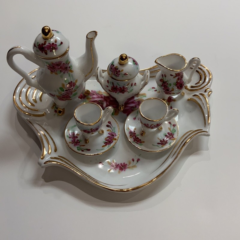 teddy bear tea set 1996