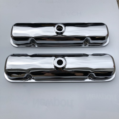 NYRM Reproduction Blue Valve Covers For 67-72 GTO/Firebird – Fits Pontiac 350-455 With Drippers