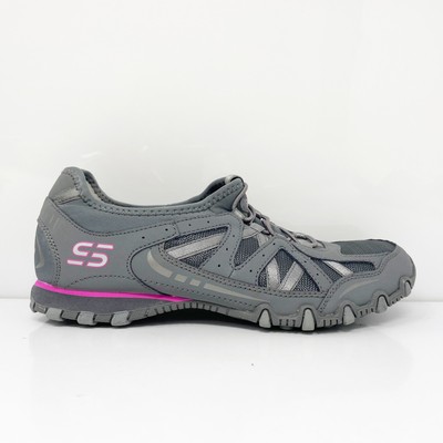 

Skechers Womens Biker 22406R Серые повседневные кроссовки, размер 7, Серый, Biker