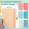 Laumoi 14 Pack Lined Journal Notebooks 5.5 x 8.2 Inch A5 Hardcover Notebook College Ruled Notepad with Pen Holder PU Leather Ruled Lined Journals for School Business Work Writing (Rococo Color)