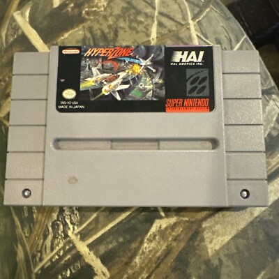 HyperZone (Super Nintendo Entertainment System, 1991) SNES Authentic & Tested