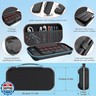 Switch 2 Accessories, Bundle Case for Nintendo Switch 2 (2025), MENEEA 20-IN-1 Kits: Carrying Case, Controller Charger Dock, Grips for Joy Con,Steering Wheels for Mario Kart,Protective Cover for Controller Console for Switch 2 (Black)