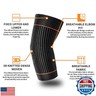 Elbow Sleeve,Elbow Compression Sleeve, Elbow Brace For Tendonitis and Tennis Elbow,Golfers, Arthritis, Bursitis. Elbow Pain Relief,Weightlifting, Fit for Men and Women (Orange, X-Large)