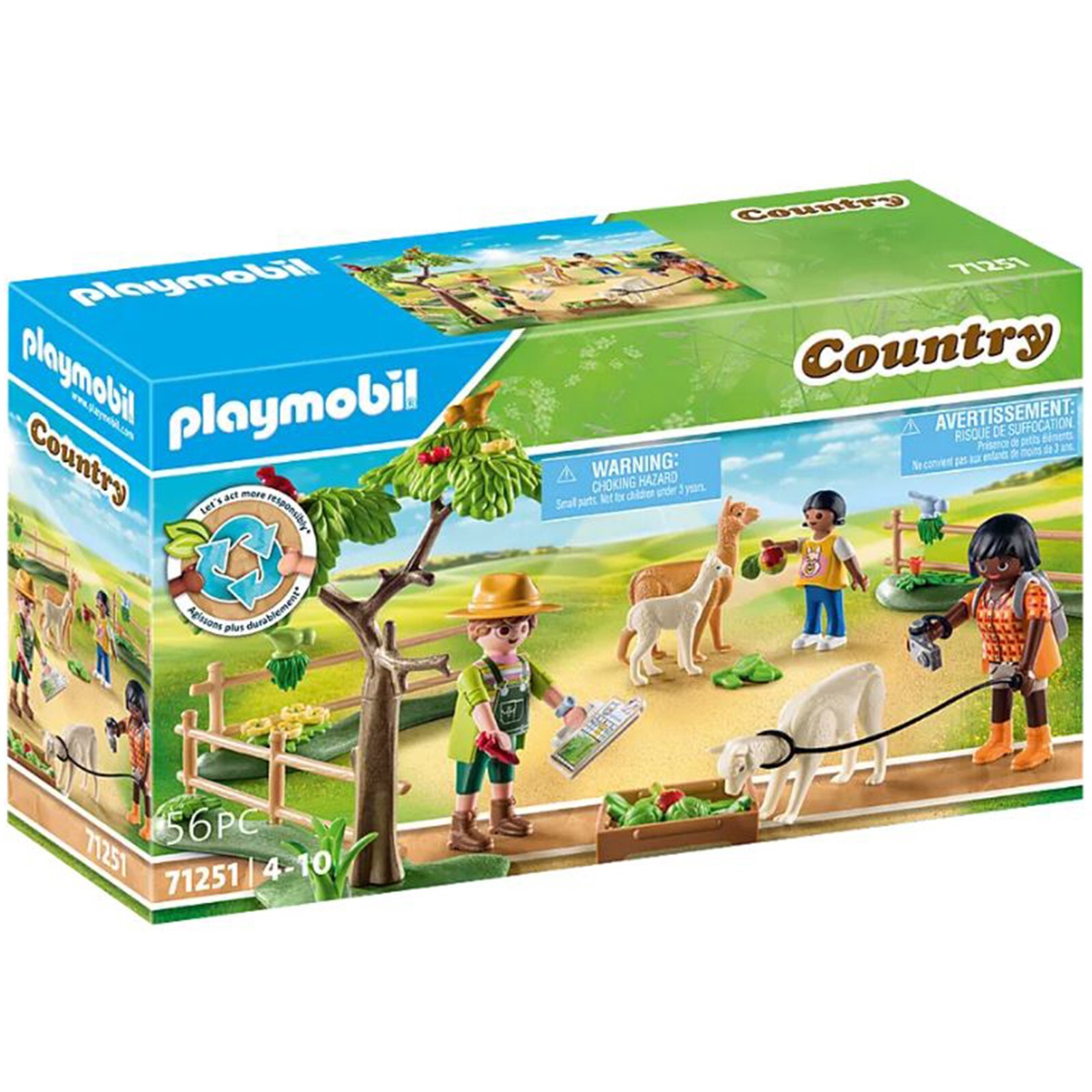 Игровой набор Playmobil Country Alpaca Hike 71251 НОВЫЙ