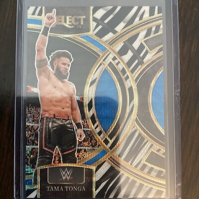 2024 WWE Select Tama Tonga Premier Level Zebra Prizm SSP
