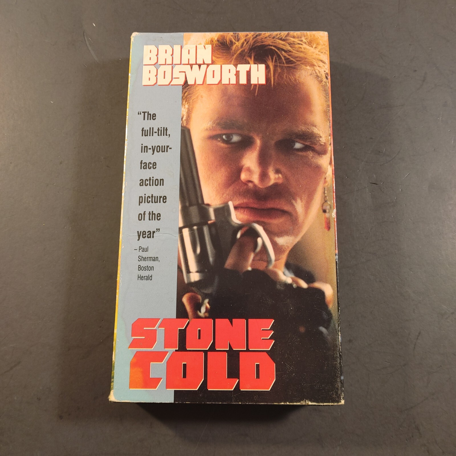 Stone Cold VHS 1991 Brian Bosworth Lance Henriksen William Stone Cold VHS 1991 Brian Bosworth Lance Henriksen William