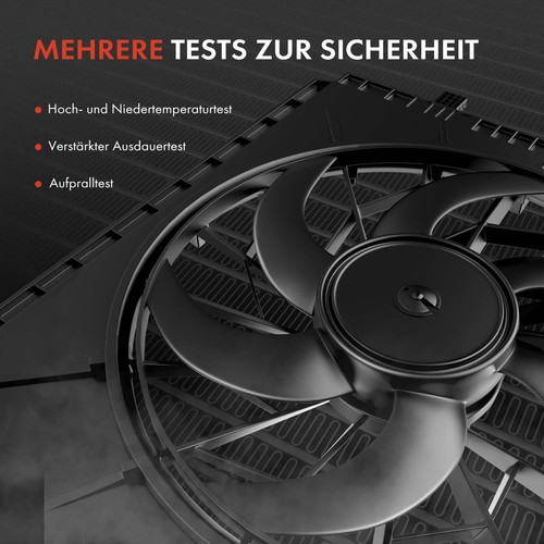 Kühlerlüfter Lüftermotor Für BMW E70 3.0d/3.0sd, E71, E72 (2006-2014) – 600W, Bürstenlos, Mit Rahmen