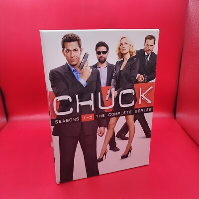 Chuck The Complete Series DVD Box Set Seasons 1,2,3,4,5 Zachary Levi 