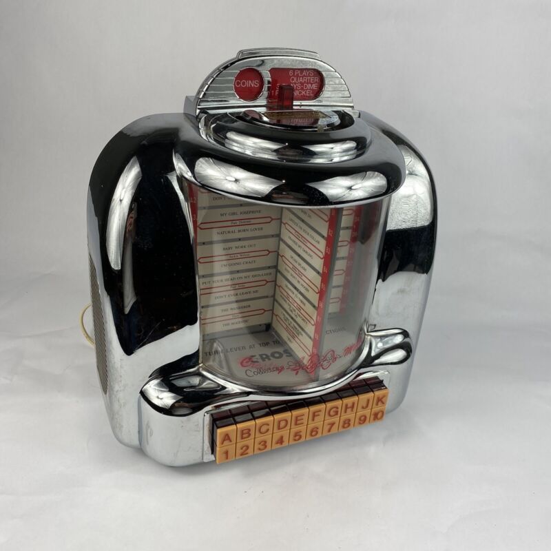 Vintage Crosley Radio CR-9 Jukebox Style AM/FM & Cassette Clean Tested & Works