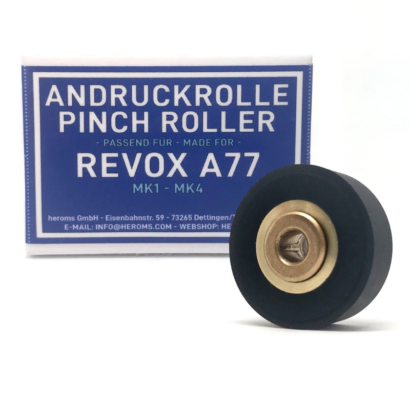 Andruckrolle FÃ¼R Revox A77 (Mk1-Mk4) Sinter-Bronze Pinch Roller TonbandgerÃ¤T
