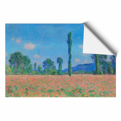 Poppy Field In Giverny Vol.2 By Claude Monet Wall Art Print Framed Picture