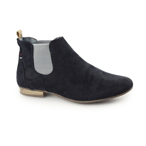 navy suede chelsea boots ladies