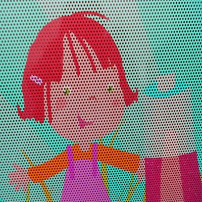 Window Film Vinyl Roll UV Perforated Mutoh Roland Mimaki 70/30 Print 42''x100ft.