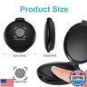 5 Pieces Fingerprint Ink Pads Thumbprint Ink Pads Black Stamp for Office Notary Supplies Identification Notary Security ID Fingerprint Cards Law Enforcement Kit