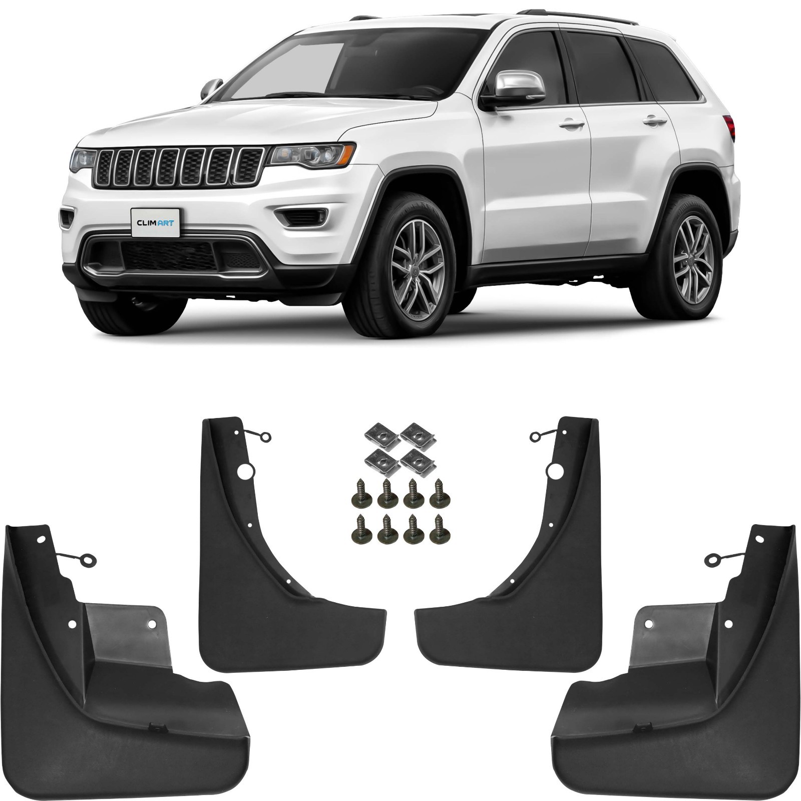 Splash Guards Mud Flaps Front Rear for 2011-2021 Jeep Grand Cherokee