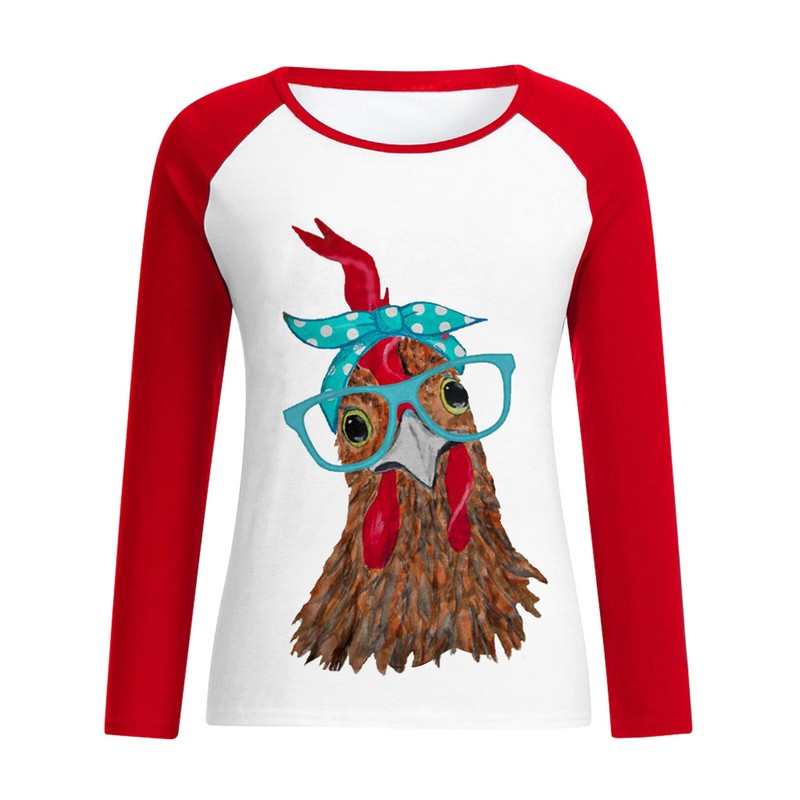 long sleeve chicken shirt