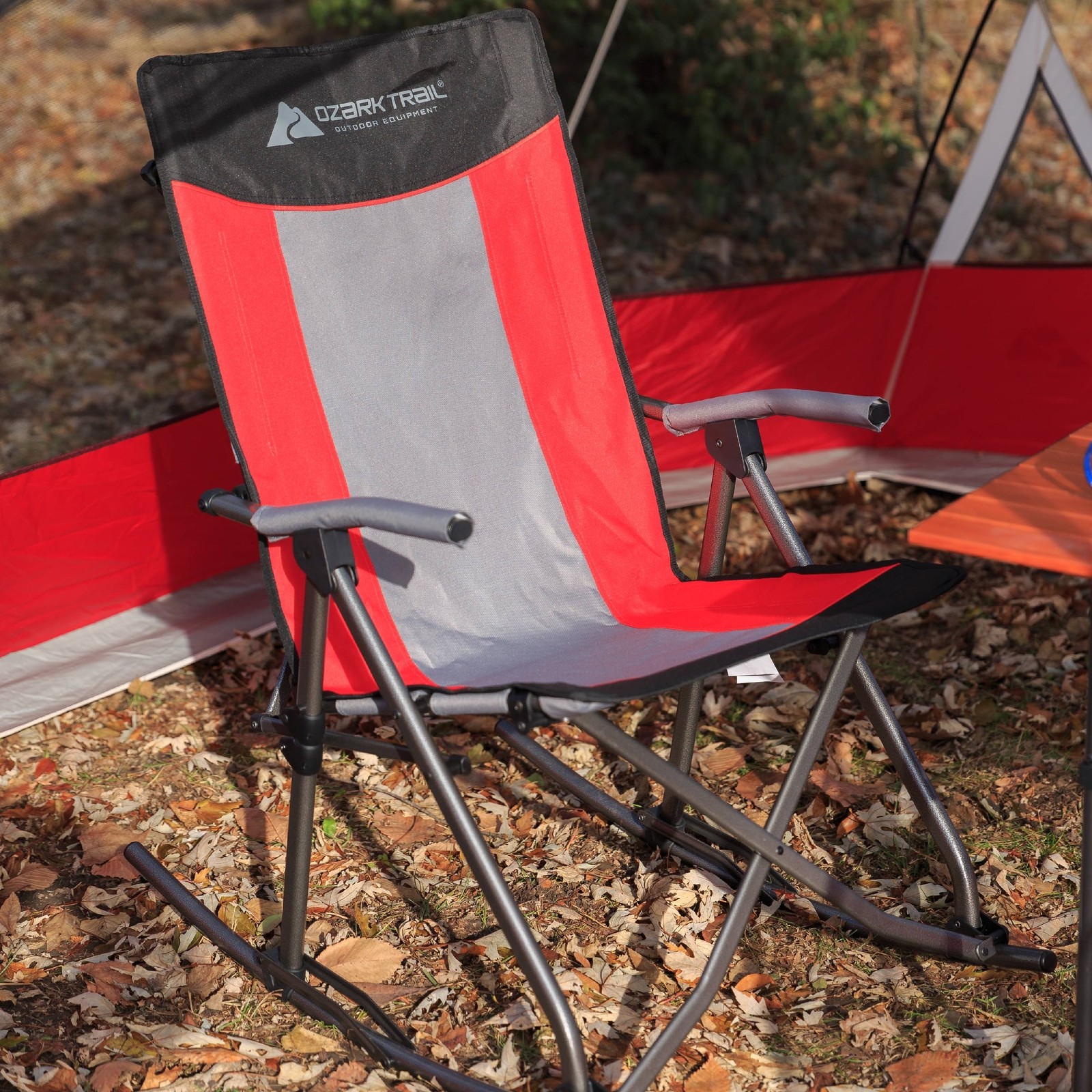 Folding Freestyle Rocker Portable Rocking Chair Outdoor Camping