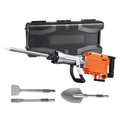 VEVOR Demolition Jack Hammer Concrete Breaker 2200W Electric Hammer 4Chisel Bit