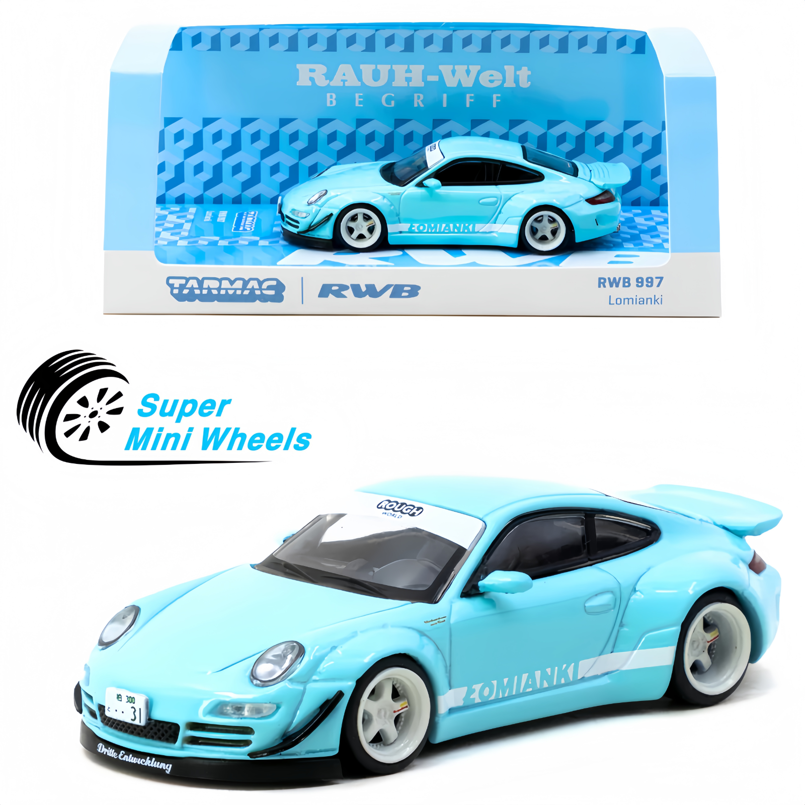 Tarmac RWB ミニカー 6台セット Tarmac RWB ミニカー 6台セット Tarmac RWB ミニカー 6台セット