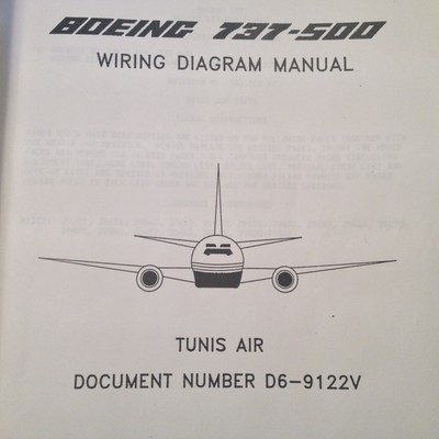 Boeing 737 500 Wiring Diagram Manuals A 5 Vol Set Wundr Shop