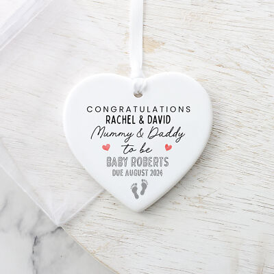 Personalised New Parents Gift, Congratulations Pregnancy Gift, Mummy Daddy To Be