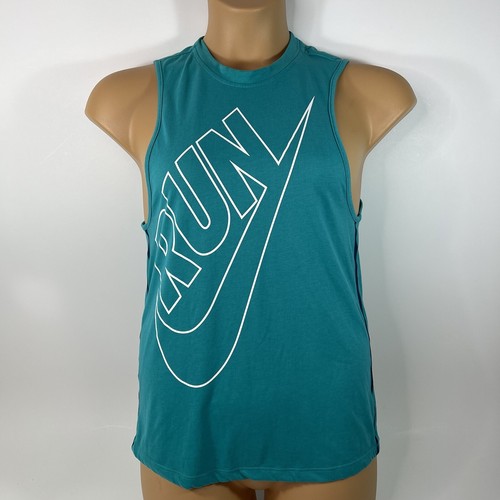 Nike Dri Fit Running Tank Sleeveless Run Swoosh Logo 588547