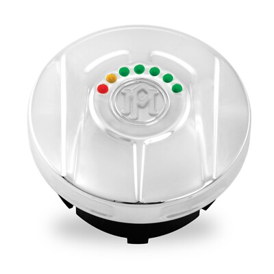 Performance Machine PM HARLEY FUEL GAS CAP 96-2012 0210-2025SCA-CH SCALLOP LED