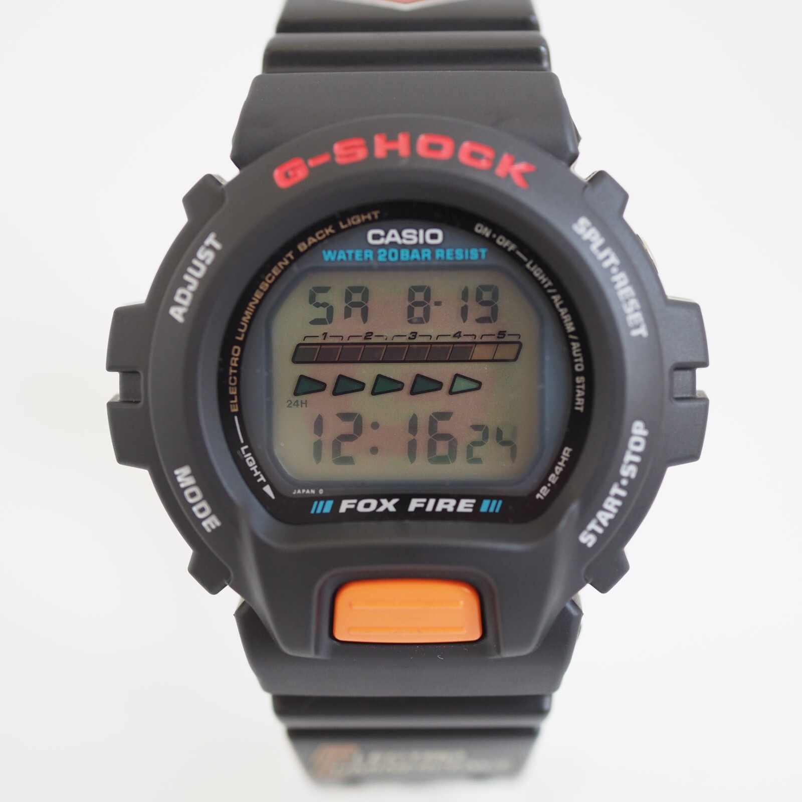 時計 CASIO G-SHOCK DW-6600 Fox fire Casio G-shock DW-6600 FOX FIRE Quartz Digital Used Video | eBay