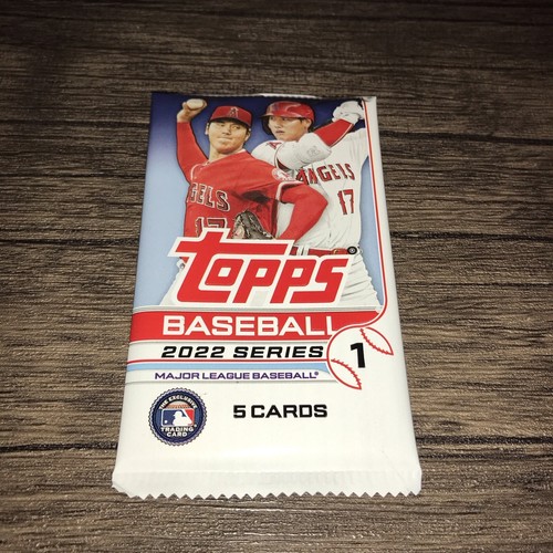 2022 Topps Baseball Series 1 Pack-5 Cards- Factory Sealed