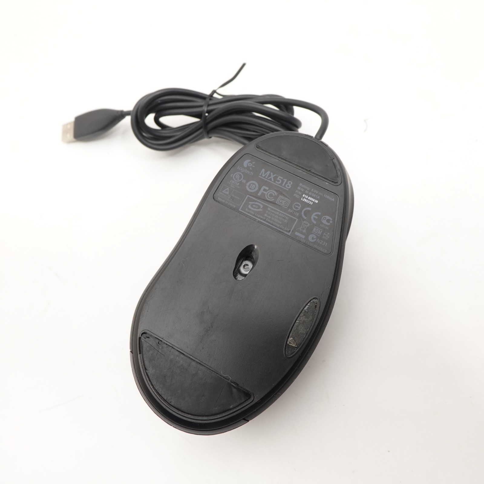 Logitech MX518 Legendary USB Wired Optical Gaming Mouse M-BS81A