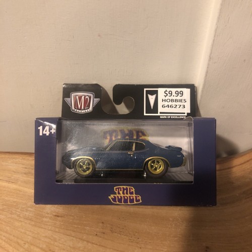 1/64 マイスト 積載車 PONTIAC GTO 🔥 M2 Machines 1:64 1969 Pontiac GTO Judge Blue CHASE Ground