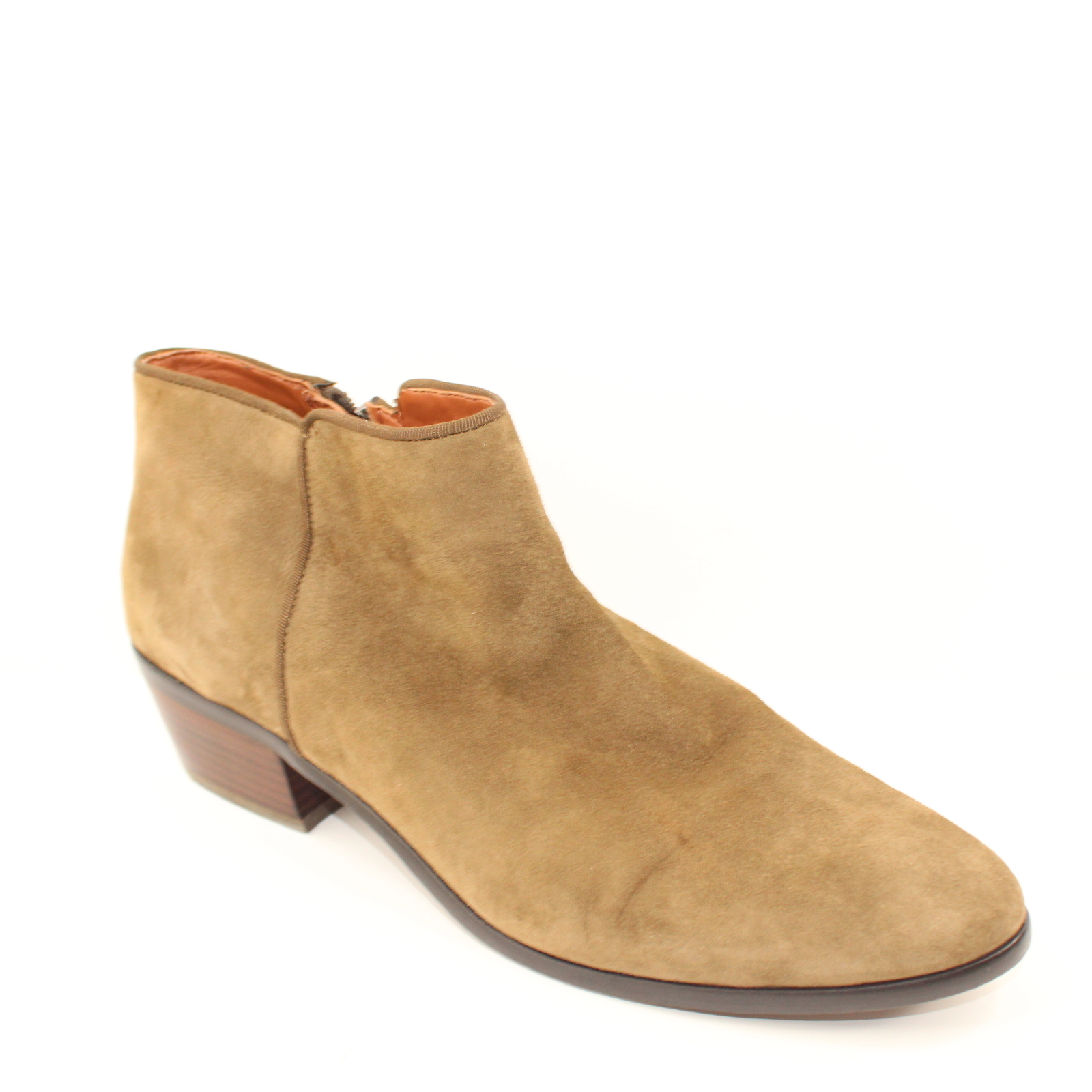 Sam Edelman Petty Women's Size 9.5 M Moss Green Block Heel Round Toe Ankle Boots - Picture 2 of 5