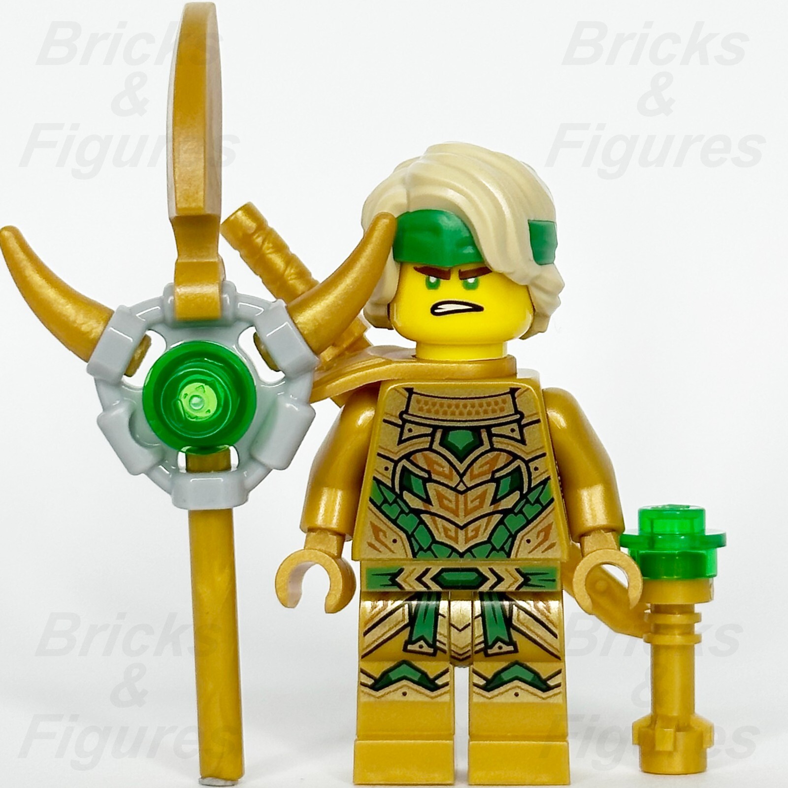 LEGO® Ninjago Lloyd Golden Oni Minifigure Crystalized Ninja LEGO® Ninjago Lloyd Golden Oni Minifigure Crystalized Ninja