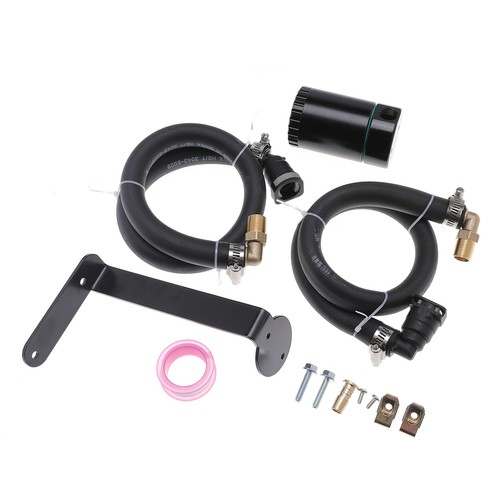 2015 2016 2017 Ford F-150 5.0 JLT Oil Separator 3.0 Black Passenger Side NEW