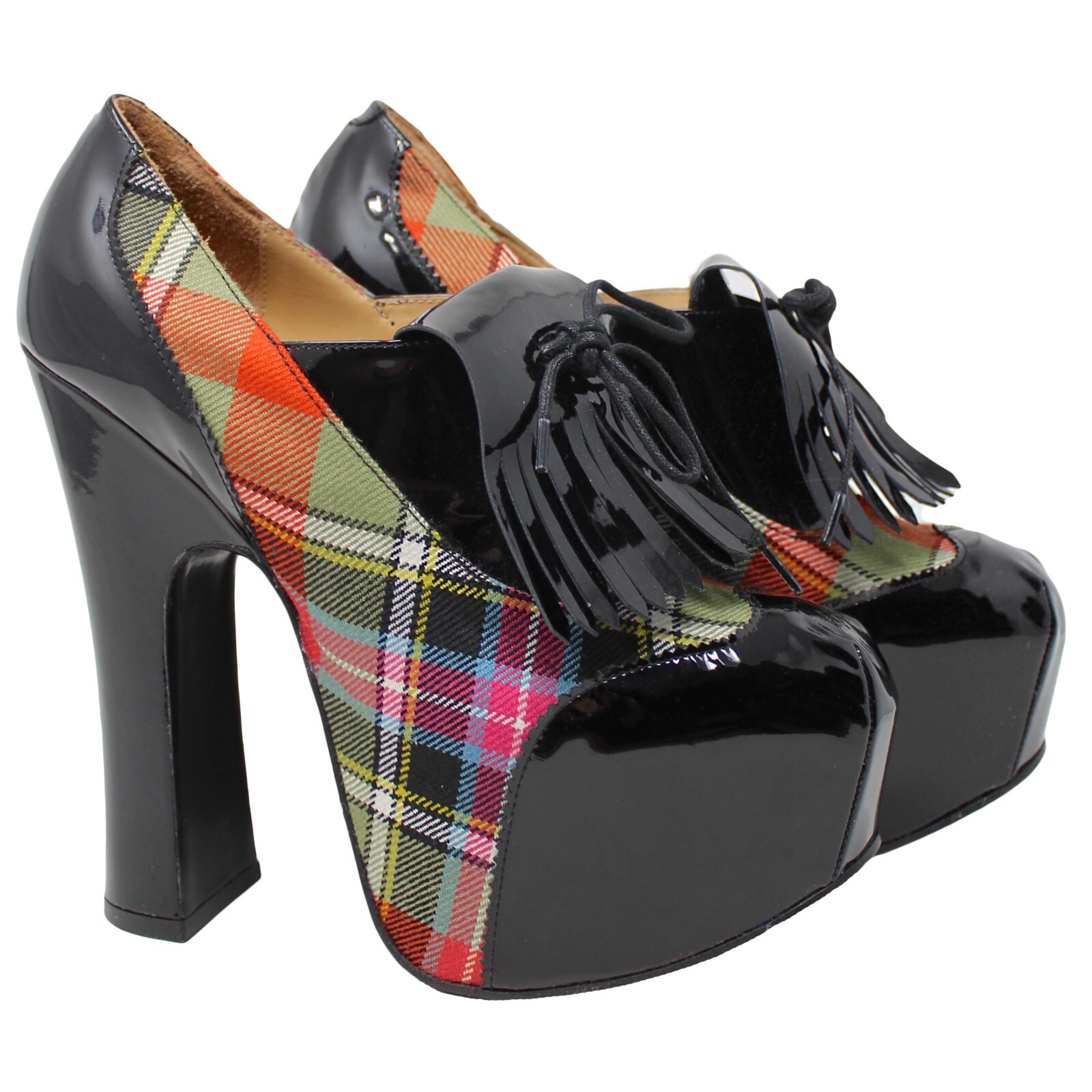 靴 Vivienne Westwood HIGH TOP TARTAN 25cm Vivienne Westwood HIGH TOP TARTAN 25cm