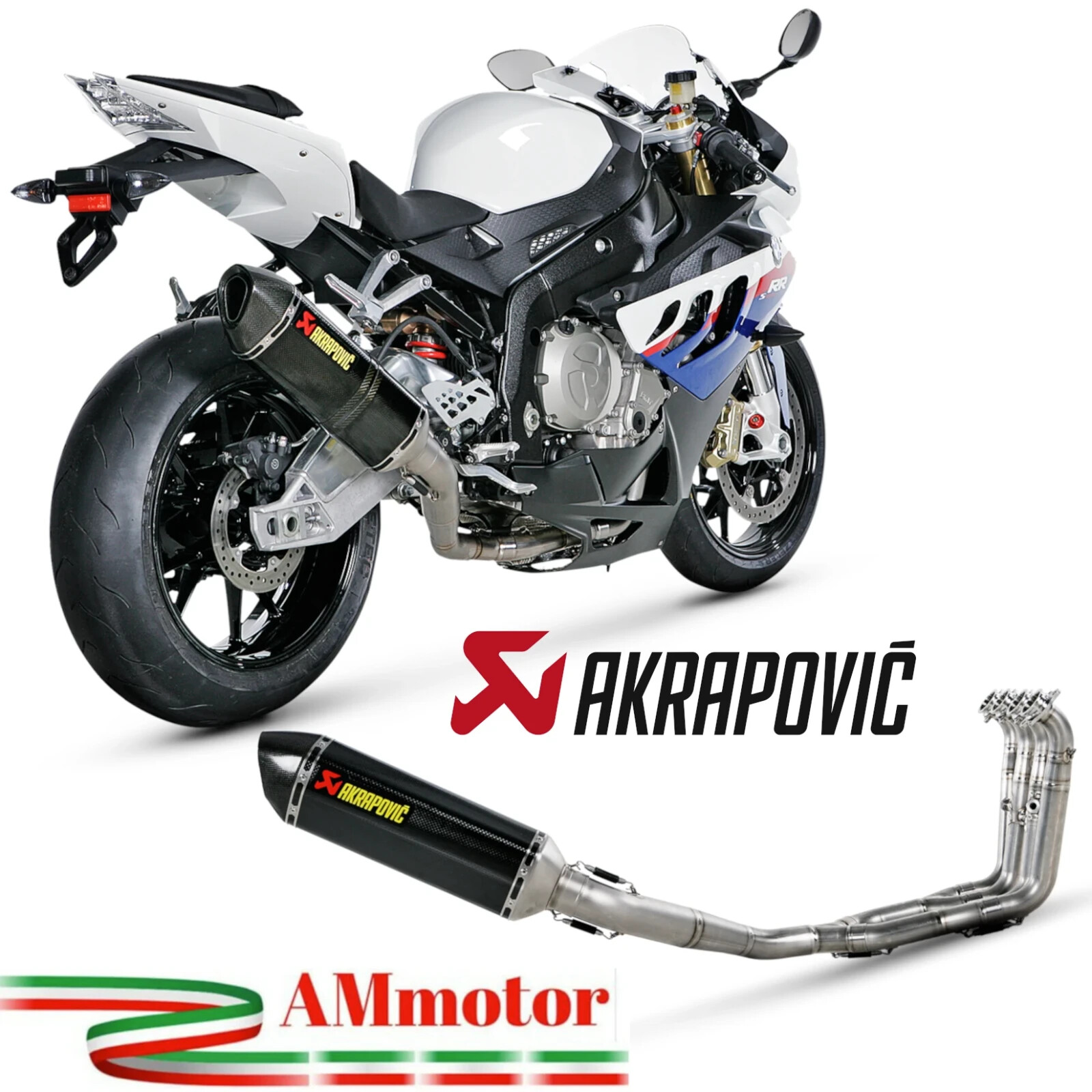 BMW S1000RR 純正オプションAKRAPOVIC Akrapovic Carbon Slip-On Line Muffler S1000RR 2019-2024